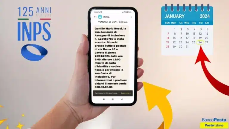 Pagamenti Assegno di Inlcusione: Avviso Poste Inps - Ritiro Carta Esiti Domande