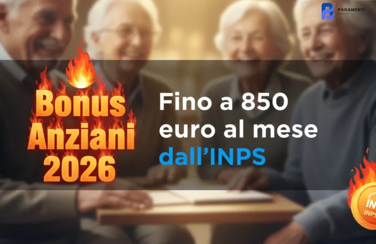 Bonus Anziani 2026