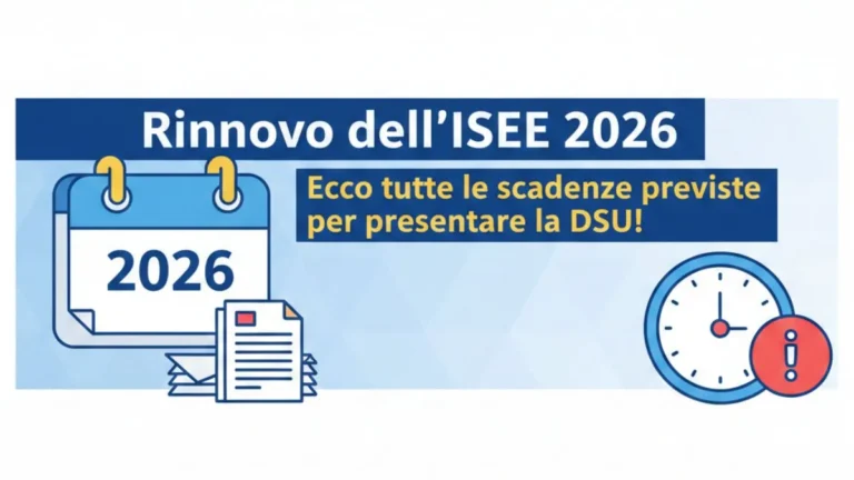 Rinnovo dell'ISEE 2026