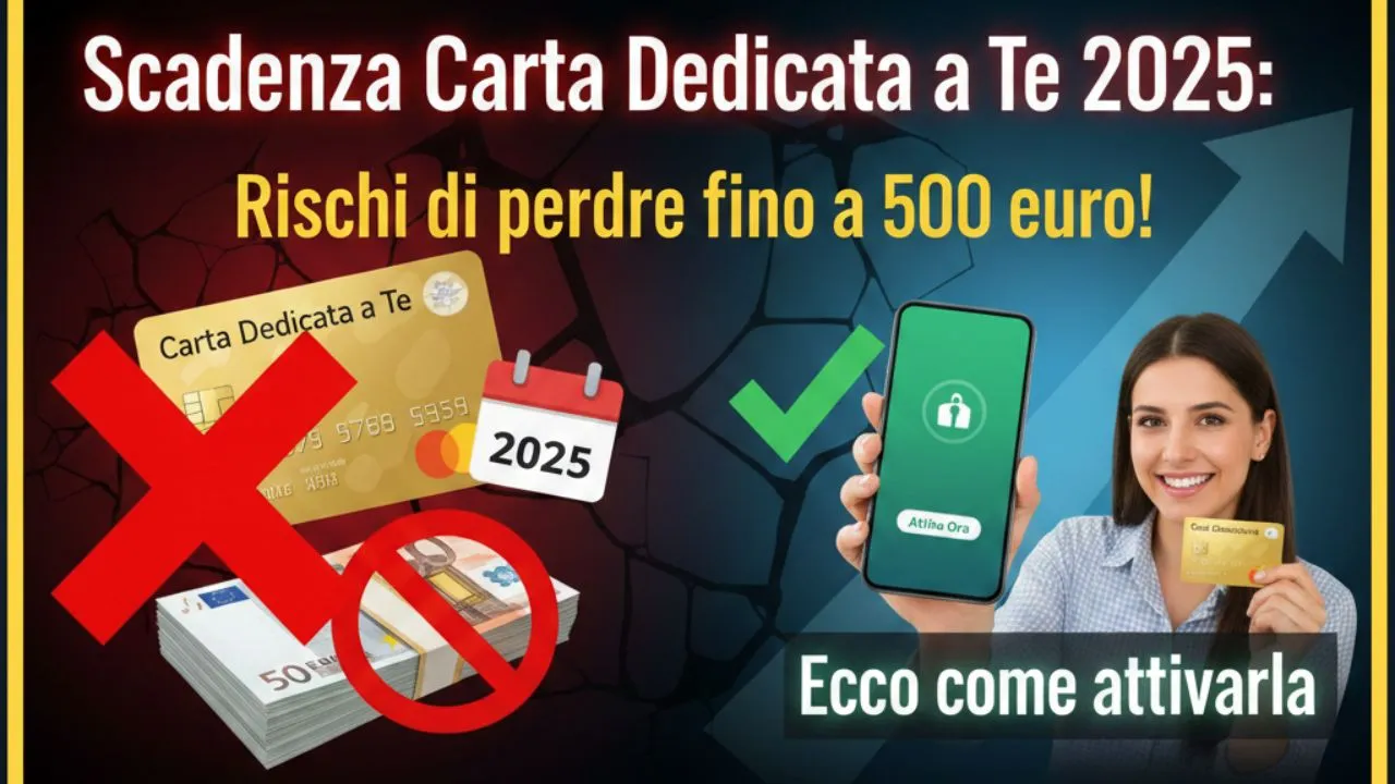 Scadenza Carta Dedicata a Te 2025